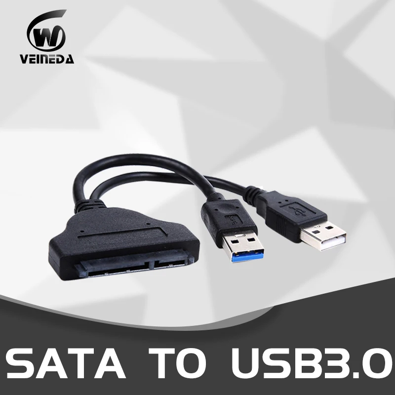 Кабель SATA3 с USB 3 0 на SATA внутренний внешний SSD кабель 2 5 дюйма для передачи данных | Компьютерные кабели и разъемы -33020615228