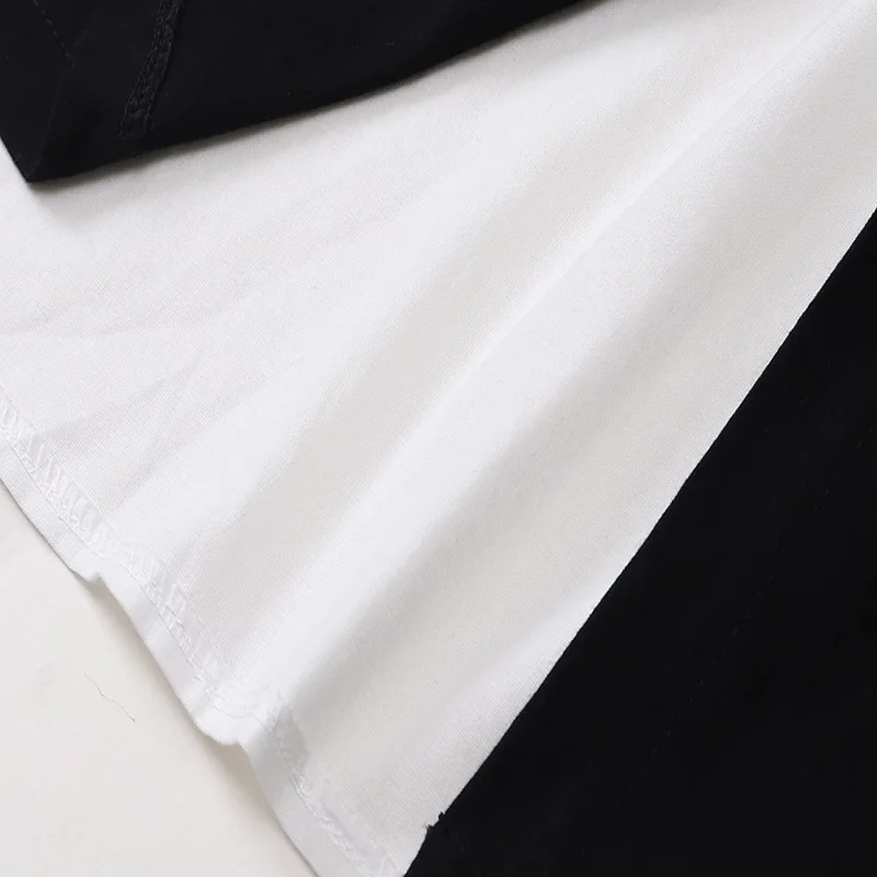 

2020 autumn women's new fashion Korean design drape deconstruction stitching French very fairy skirt color matching dress female