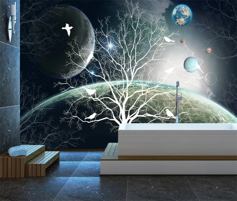 Настенные 3D-обои на заказ обои в европейском стиле с изображением земли