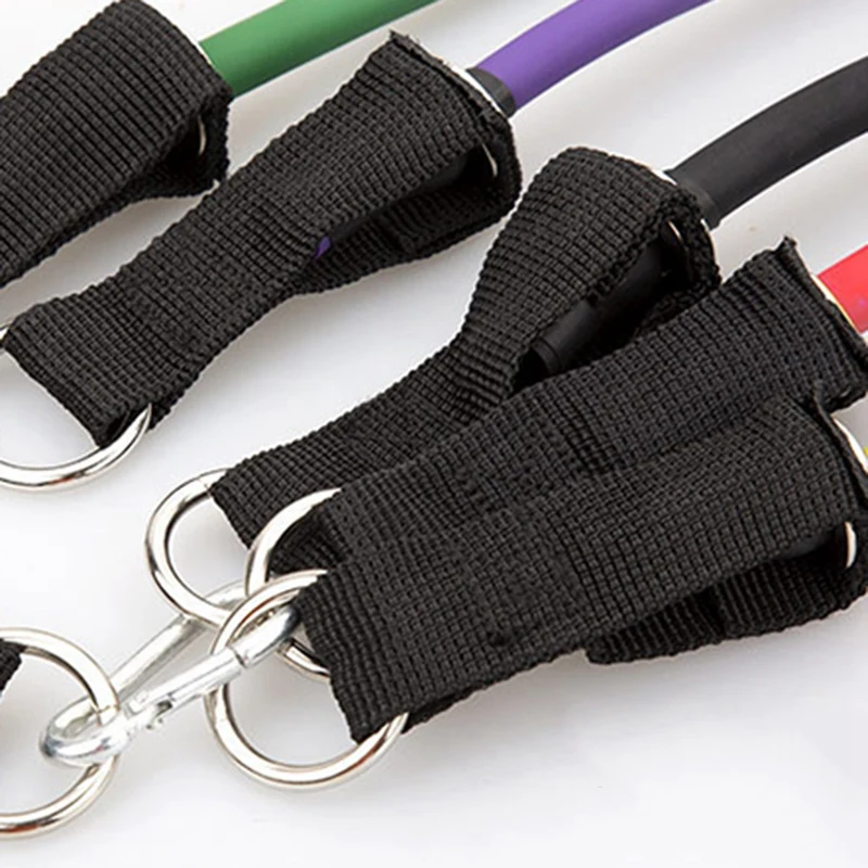 

11 Pcs/Set Fitness Equipments Workout Resistance Bands Set Exercise Bands Elastic For Fitness Training Yoga Physical