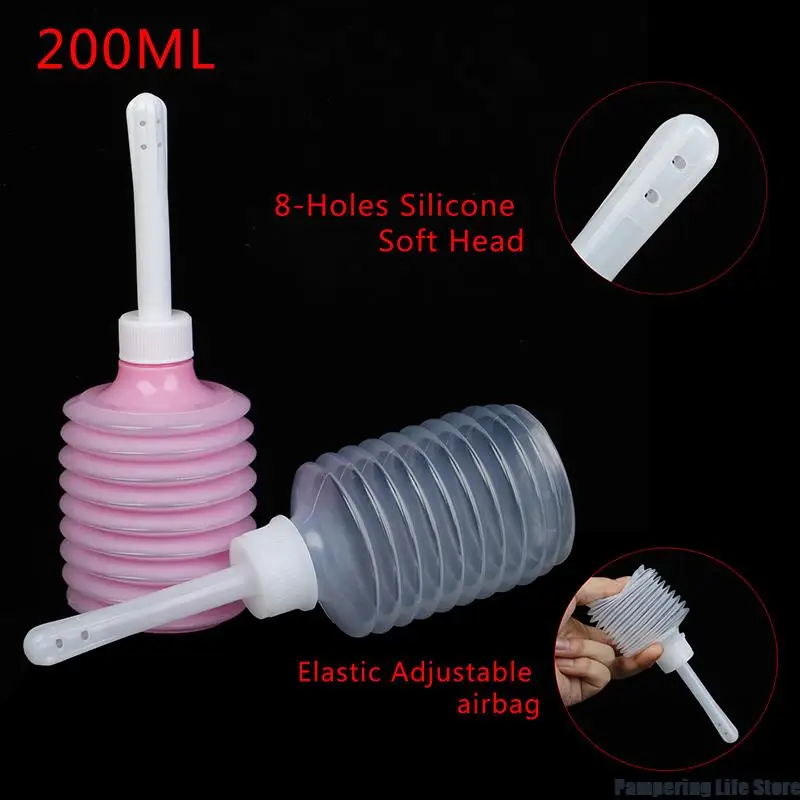 200ml Disposable Vaginal Enema Rectal Syringe Anal Cleaner Irrigator household Enemator Douche Cleaning | Красота и здоровье