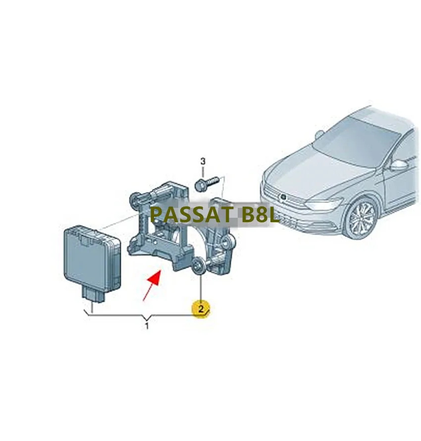 Кронштейн датчика ACC для Passat B8 EURO | Автомобили и мотоциклы