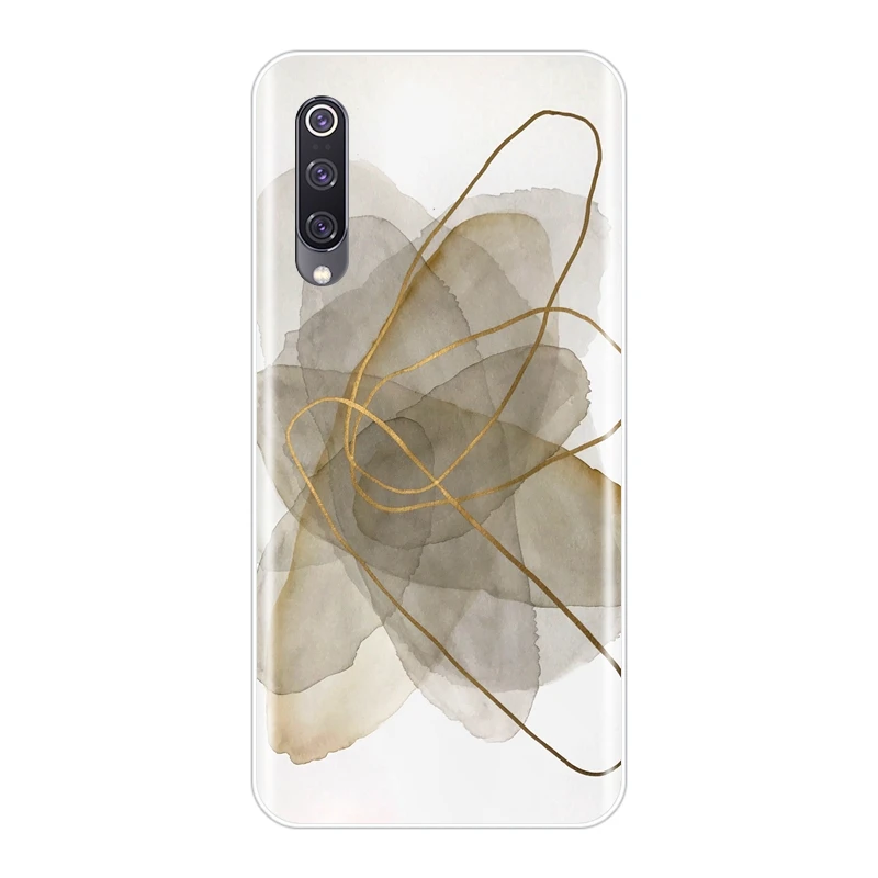 Чехол для телефона Xiaomi Mi A3 9 SE, мягкий ТПУ эстетический цветок с цветочным рисунком, красивая задняя крышка для Xiaomi Mi 9T 8 PRO, силиконовый чехол