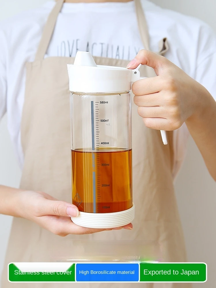 

Stainless Steel Kitchen Oiler Pot Household Soy Sauce Leak-Proof Vinegar Seasoning Bottle European-Style Artifact Pouring
