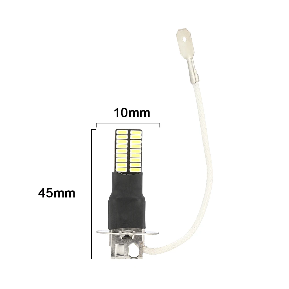 1 шт. 12-24 В 4014 36SMD H1 H3 Canbus Светодиодная Лампочка 12 в 6000K Автомобильные