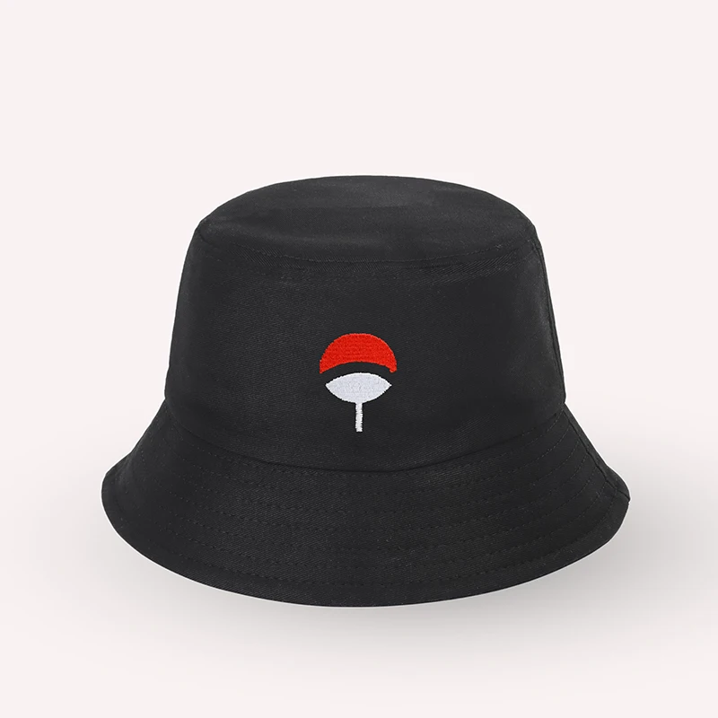 Панама из хлопка Наруто Учиха для мужчин и женщин летняя Солнцезащитная шапка