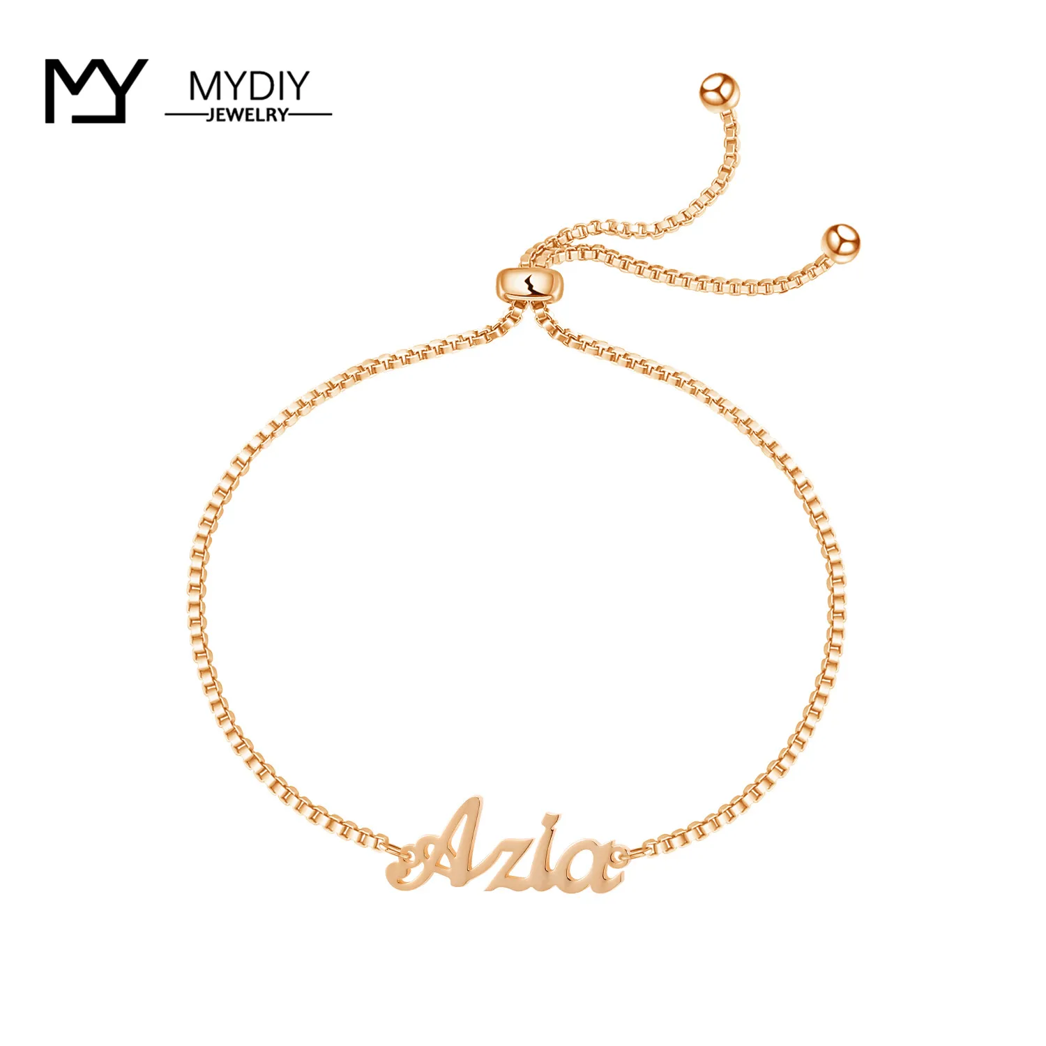 Индивидуальные именные браслеты с подвесками женские и детские ювелирные