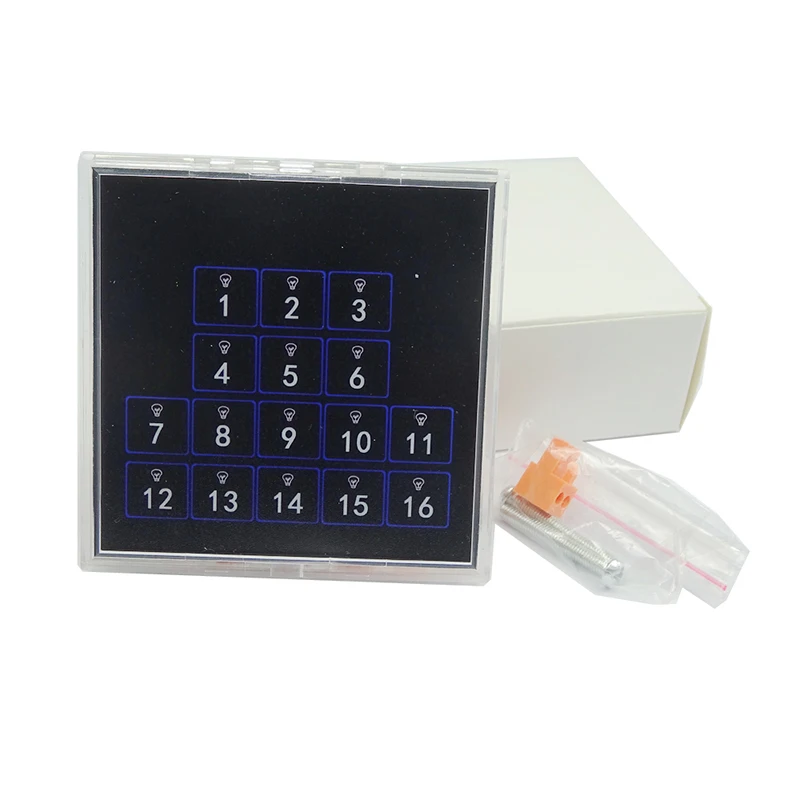 

Kincony настенный переключатель с 16 кнопками, 86*86 модуль для KC868, контроллер автоматизации умного дома, ручное управление, 12 в пост. Тока