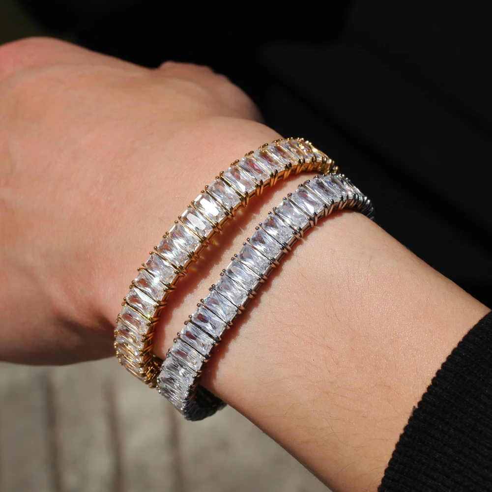BLING KING AAA кубический циркон Iced Out для мужчин женщин новый стиль нержавеющая сталь