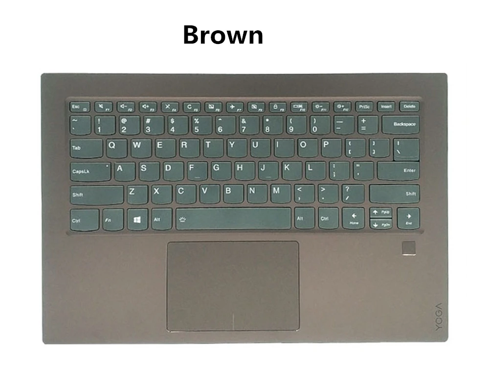 Laptop US/EU Backlight Keyboard touchpad case/cover/shell for Lenovo YOGA 6 Pro-13IKB 920-13 920-13IKB Gold/brown/silver | Компьютеры и