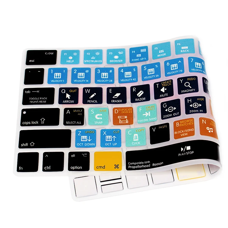 Чехол для клавиатуры с английской раскладкой силиконовая защитная пленка Apple Magic