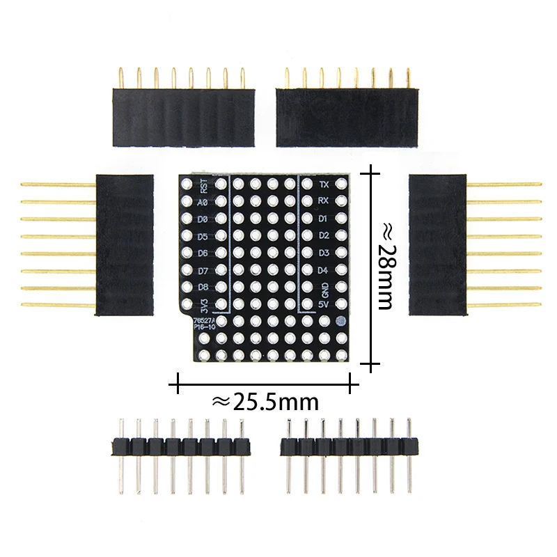 10 наборов прототипов для WeMos D1 mini двухсторонняя плата perf совместима | Электронные