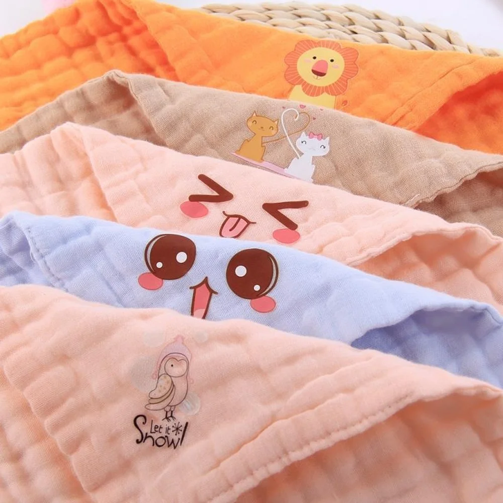 Babero de muselina para beb&eacute;, ni&ntilde;a y ni&ntilde;o, Babador de tela con estampado Animal, Bandana, ropa para eructar, accesorio para beb&eacute;-1