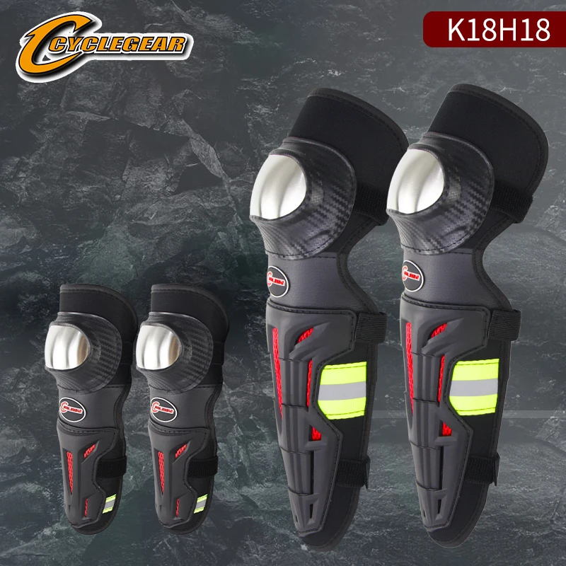 

Four-piece Protective Gear Racing Motorcycle Knee Pad Men High Quality Knee Gurad MTB Knee Protector Cycling Protective gear