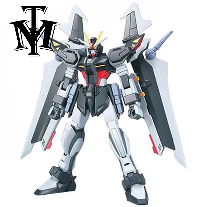 Аниме Gaogao HG 1/144 GAT-X105E + AQM/E-X09S Strike Noir Gundam популярная детская игрушка экшн-фигурка