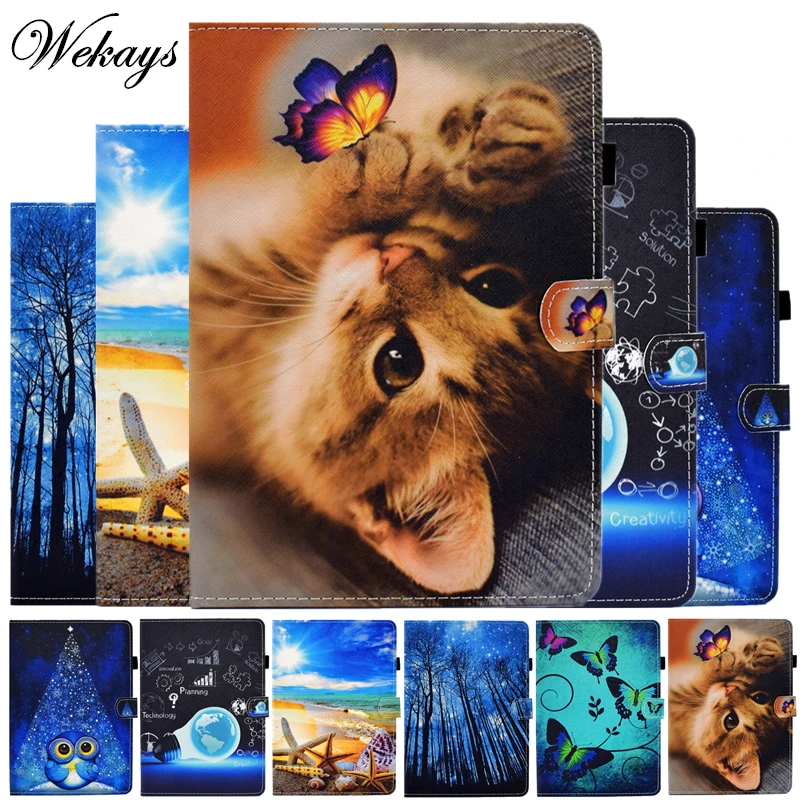 

Coque For Samsung Galaxy Tab S6 Lite Case 10.4 inch SM-P610 P615 Cat Cartoon Leather Cover For Samsung Tab S6 Lite Cover Cases