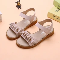 2021summer girls shoes princess sandals big girl comfortable soft bottom casual kids sandal for stuendt chaussure fille 5 18t