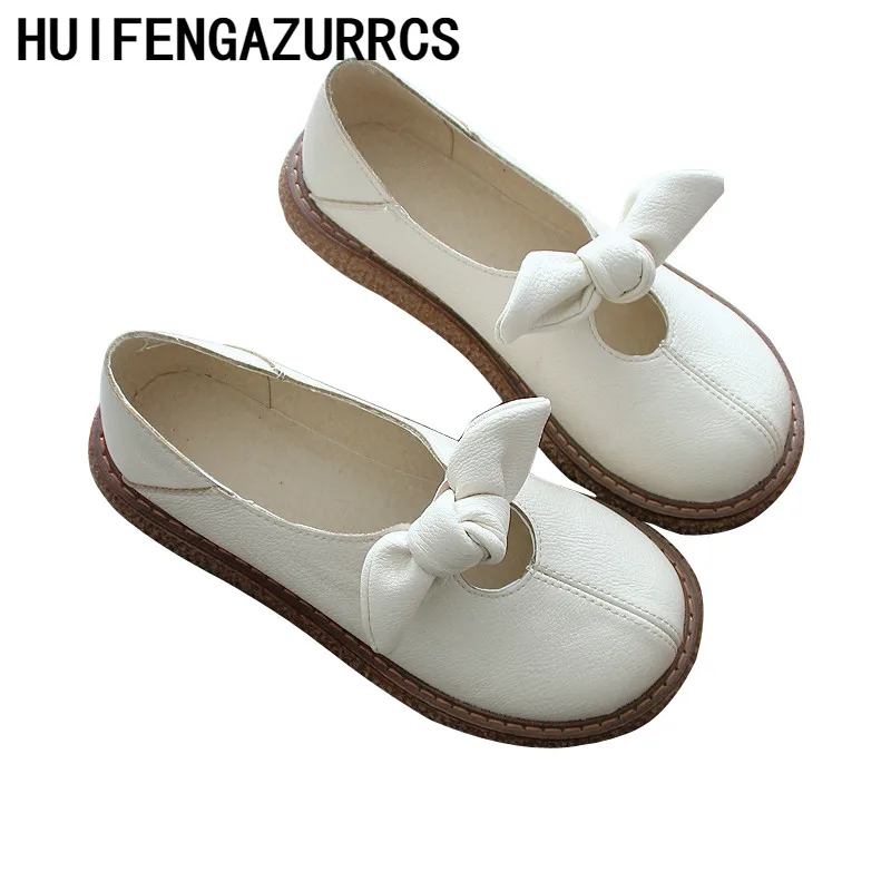 Careaymade Женская обувь на толстой подошве с закрытым носком для отдыха низким