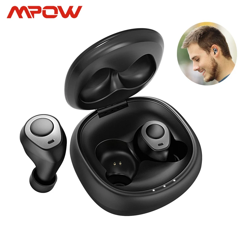 Mpow T3 наушники-вкладыши TWS с ipx5 Bluetooth 5 0 Беспроводной наушники микрофоном зарядным