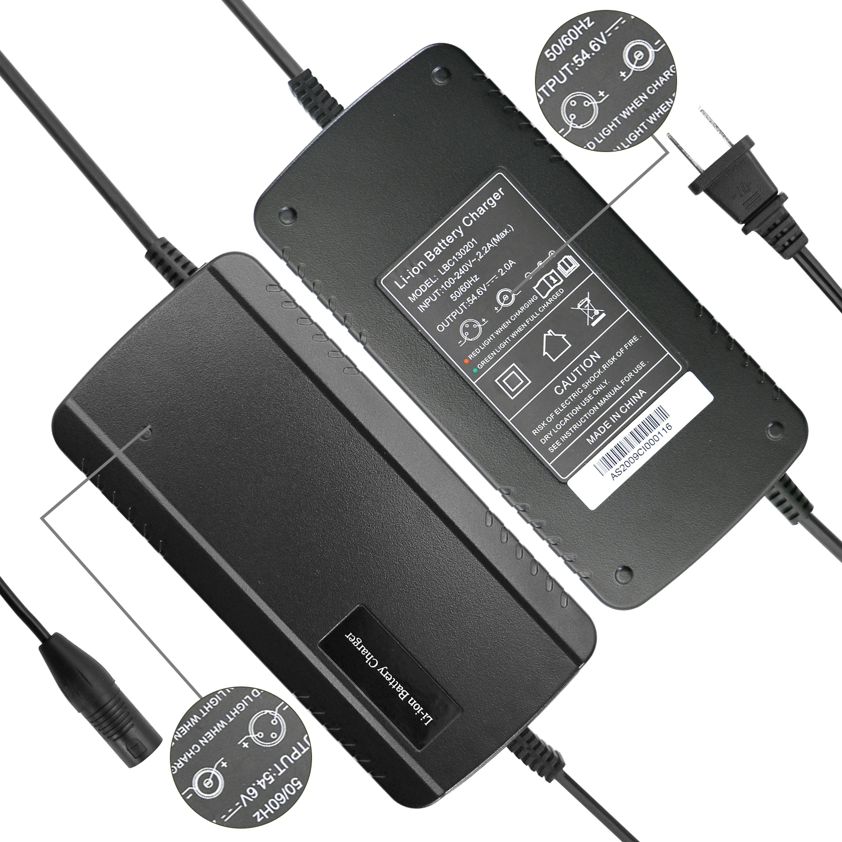 Зарядное устройство для электрического велосипеда скутера литий-ионное