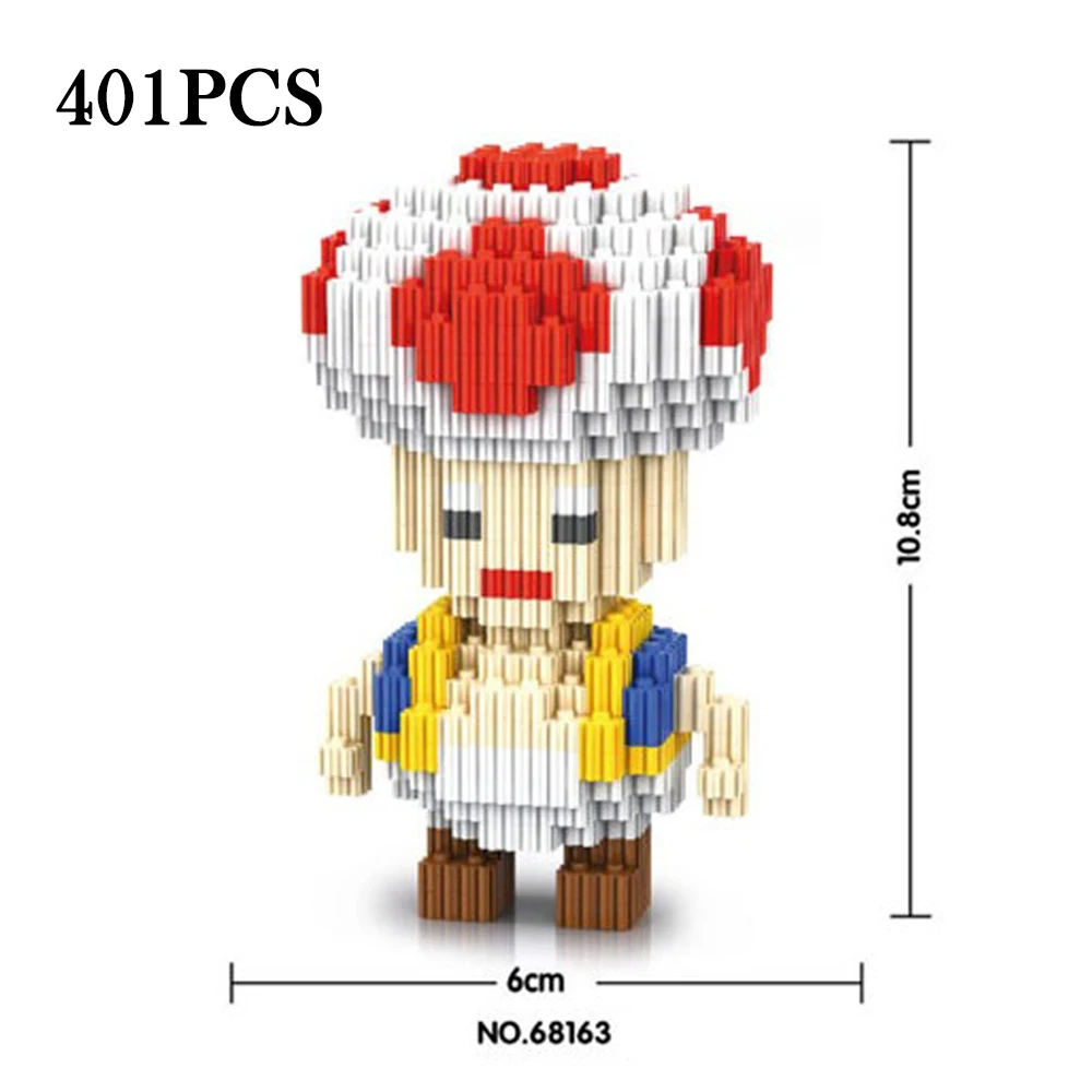 Строительные блоки, игрушки для детей, Super Mario Bros, алмазные мини-блоки, Doraemoned, супер герой, Narutoes, Звездные войны, Детский Рождественский подарок