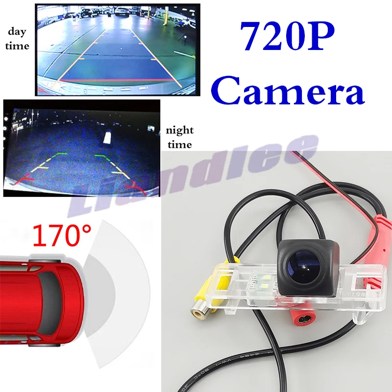 

Автомобильная камера заднего вида для Citroen C8 MK2 2002 ~ 2015, большая CCD камера заднего вида с функцией ночного видения 720 RCA, водонепроницаемая каме...