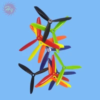 5 pairs 5045 3 blades propeller props cw ccw for quadcopter six colors include spacer rings