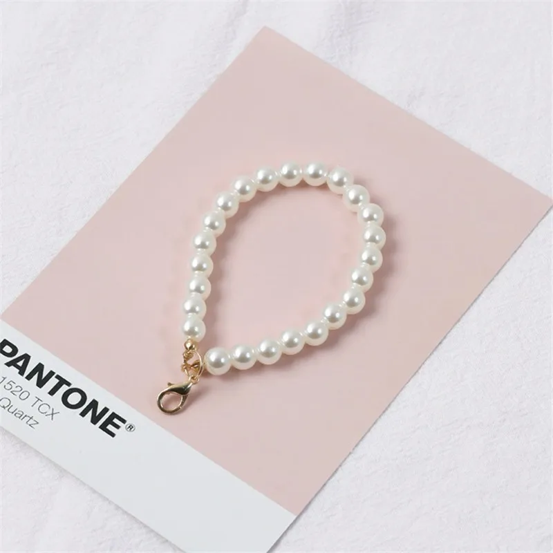 Симпатичный женский брелок для ключей от автомобиля украшение жемчуг кисточка