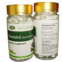 3bottle pure resveratrol 98 caps max strength 270counts antioxidant