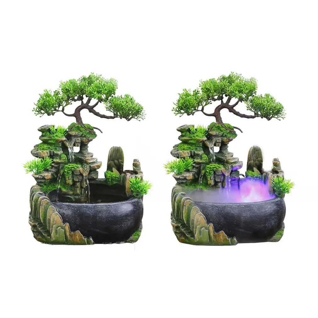 

Feng Shui Business Office Table Wealth Office Table Ornaments Office Floating Waterfall Fountain With Mist Founction