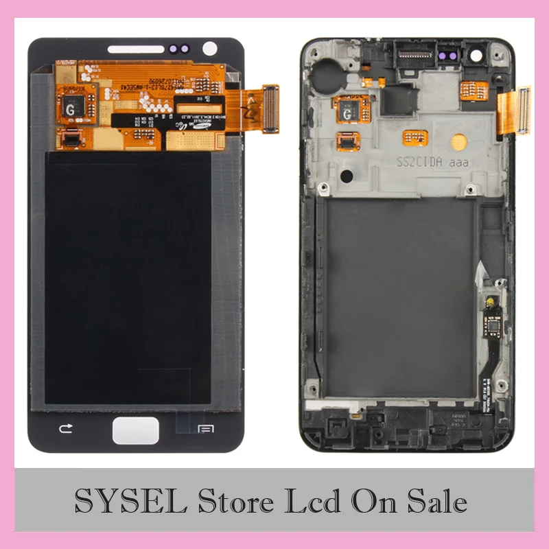 ЖК дисплей с сенсорным экраном и дигитайзером в сборе для Samsung Galaxy SII S2 i9100|Экраны