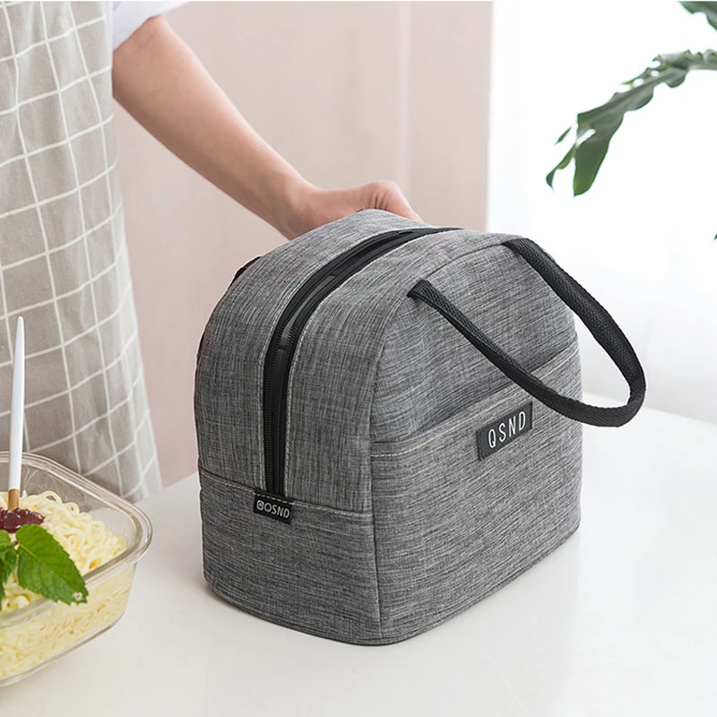 Portable Insulated Lunch Tote Food Bag Bento Pouch Waterproof For Women Thermal Picnic School Box | Багаж и сумки