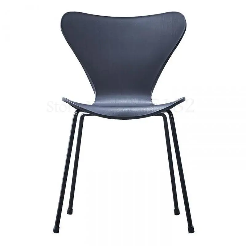 Скандинавский обеденный стул домашний простой современный пластиковый