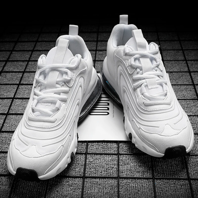 

Men's Fashion Air Cushion Neon Sneakers Breathe Casual Running Shoes Lovers Shoes Plus Size Men Gym Shoes Athletic Shoes for Men
