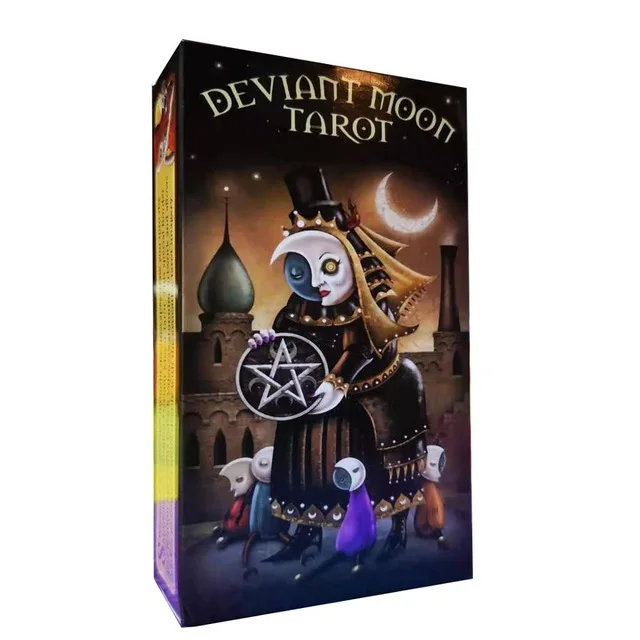deviant moon Колода карт Таро Лиза Паркер настольная игра колода испанское гадание игра 78 карт - Цвет: deviant moon