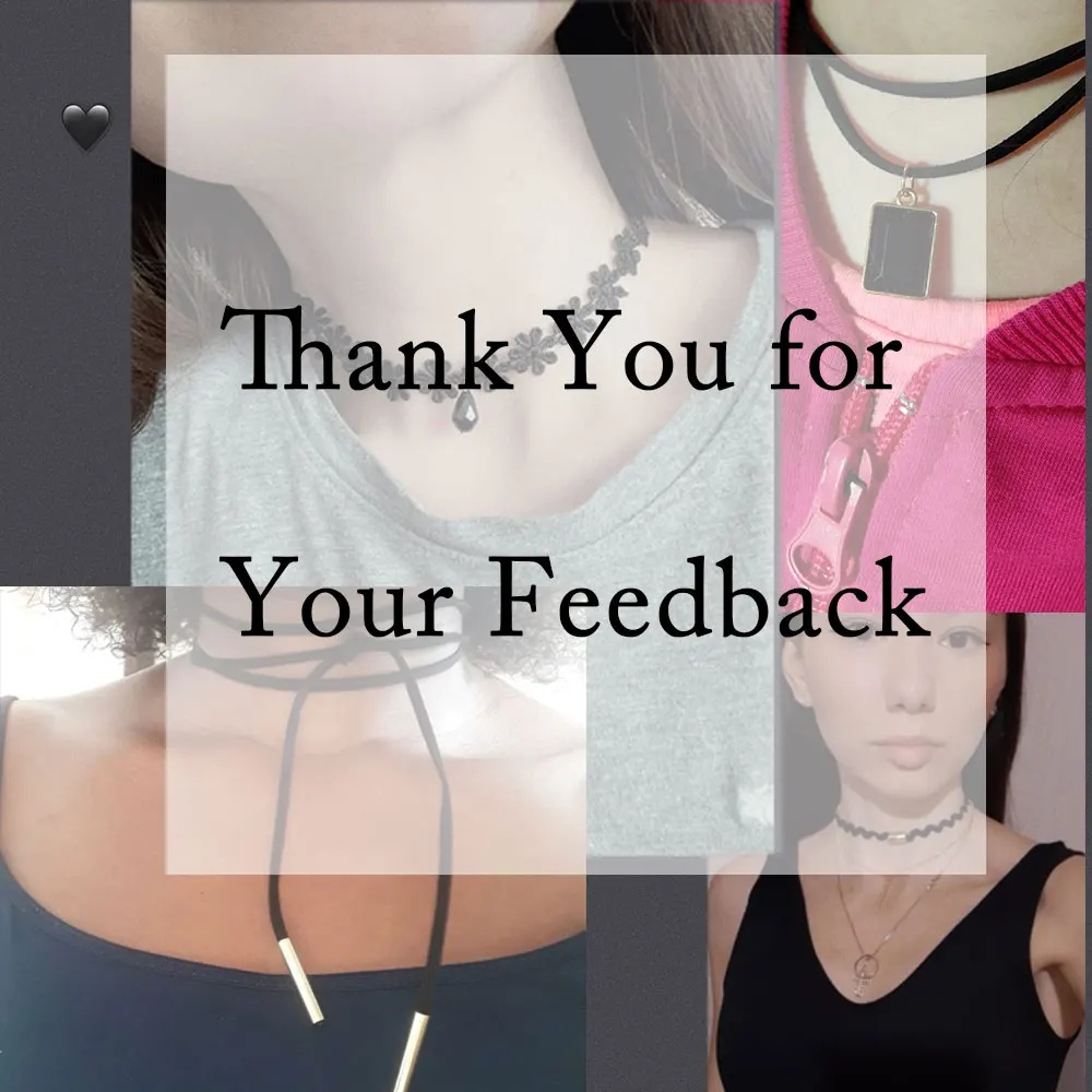 Jewdy 10 шт./партия милые удлиненные Чокеры ожерелья готические татуировки черный