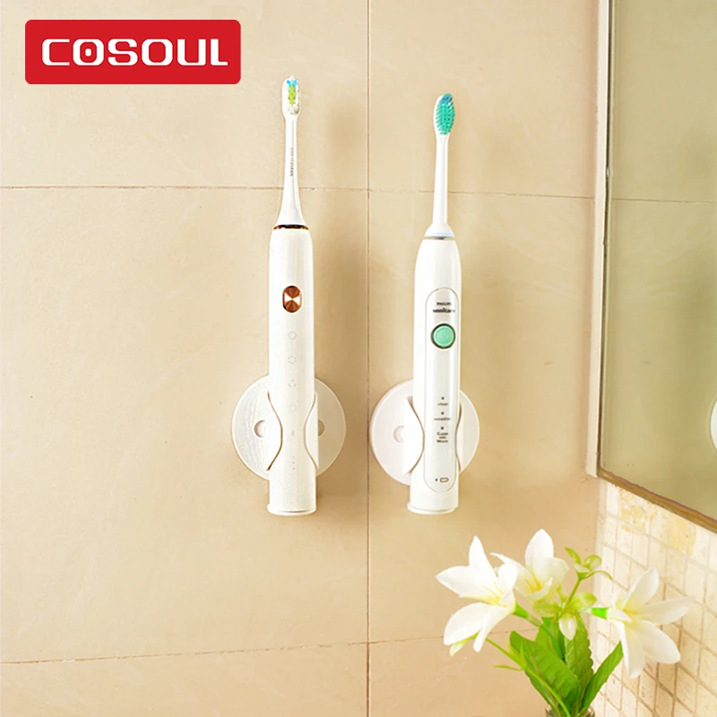 Держатель для электрической зубной щетки COSOUL настенный эластичный держатель