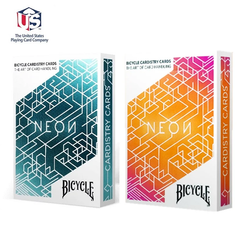 Велосипедные неоновые колода игральных карт картриджи USPCC Poker Magic Card Games
