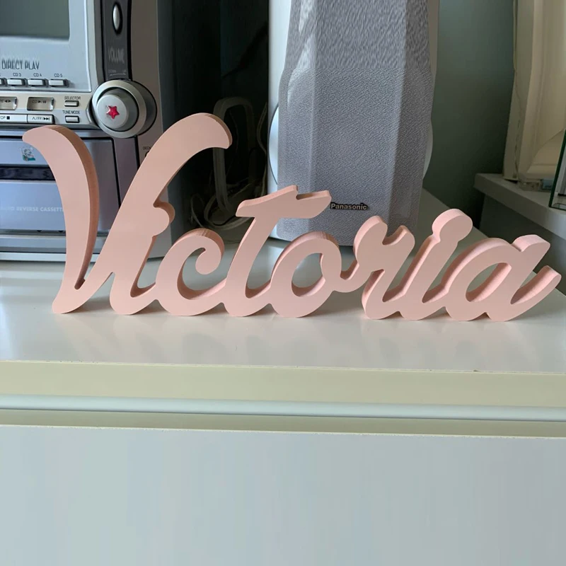 Бесплатная доставка искусственные буквы индивидуальный знак необработанный МДФ