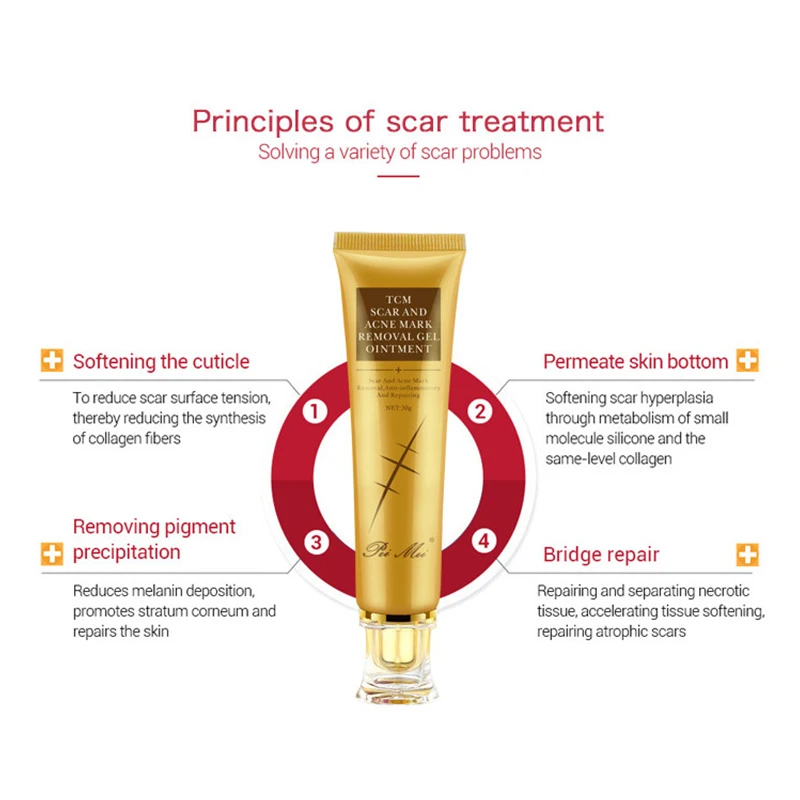 

30g Acne Scar Removal Cream Pimples Stretch Marks Face Gel Remove Acne Smoothing Whitening Moisturizing Body Skin Care Aichun