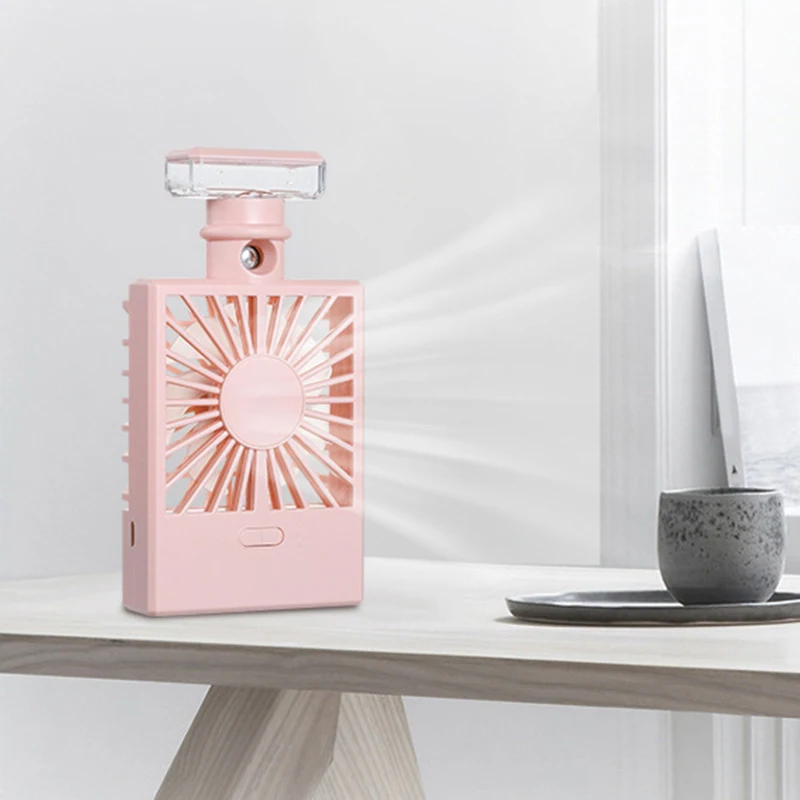 Ручной вентилятор с 2 переключателями для женщин подходит офиса и