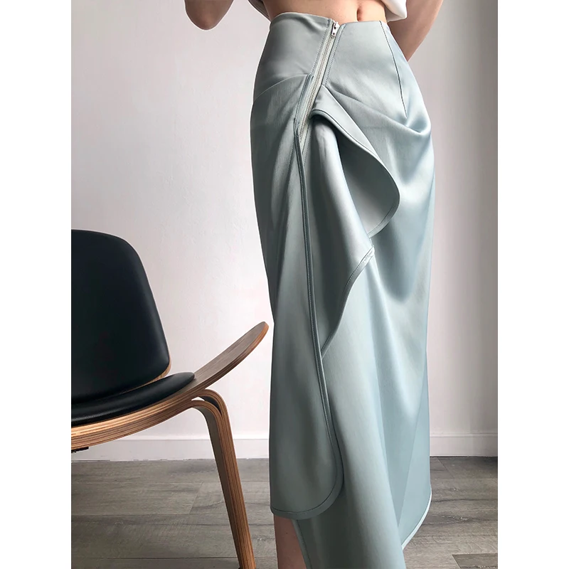 

Irregular New Half ZHOUYI length Skirt Female