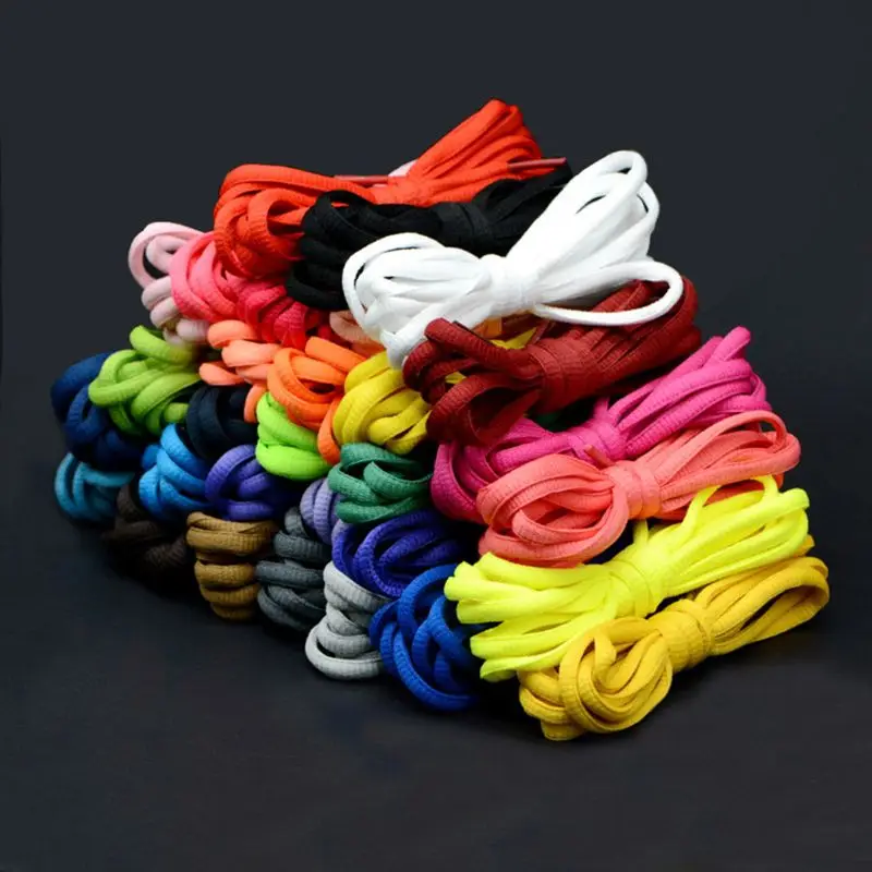 1 пара мужские женские цветные эластичные круглые шнурки для ботинок детские мокасины для взрослых шнурки 19 цветов