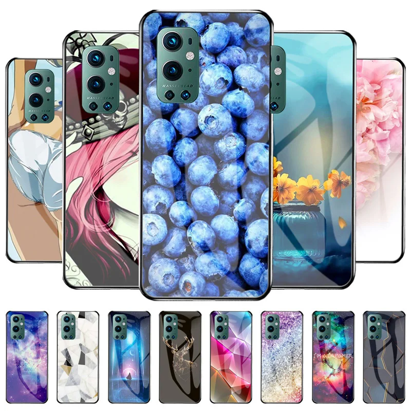 tempered glass case for oneplus nord 2 5g case funda hard cover for oneplus 9 9r 8 pro 7t 7 pro 6t 8t one plus 9 shockproof back free global shipping