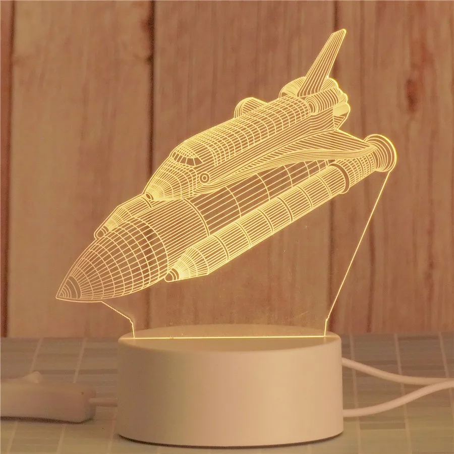 Diy 3d подключаемый ночник s Dreamlike светодиодный прикроватный светильник украшение