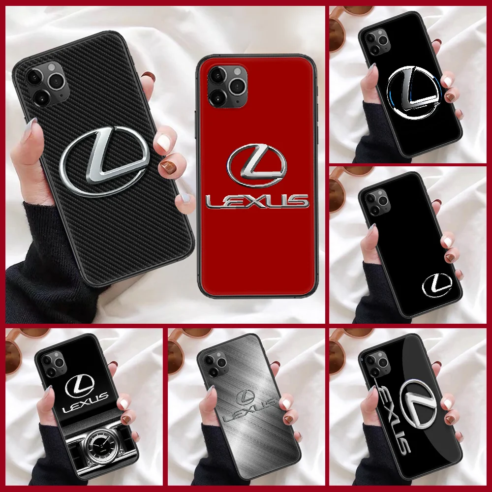 

lexusi car Phone Case For Iphone 4 4s 5 5S SE 5C 6 6S 7 8 Plus X XS XR 11 12 Mini Pro Max 2020 black Coque Pretty Waterproof 3D