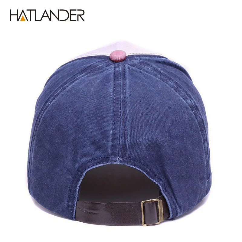Бейсболки HATLANDER из хлопка с 5 потертостями винтажные бейсболки для мужчин и