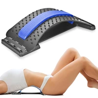 diozo multi level adjustable back massager stretcher waist muscle stretcher equipment for pain relief back stretching device