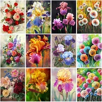 5d diy diamond painting daisy flowers full square round drill scenery diamond embroidery mosaic art picture home decoration gift