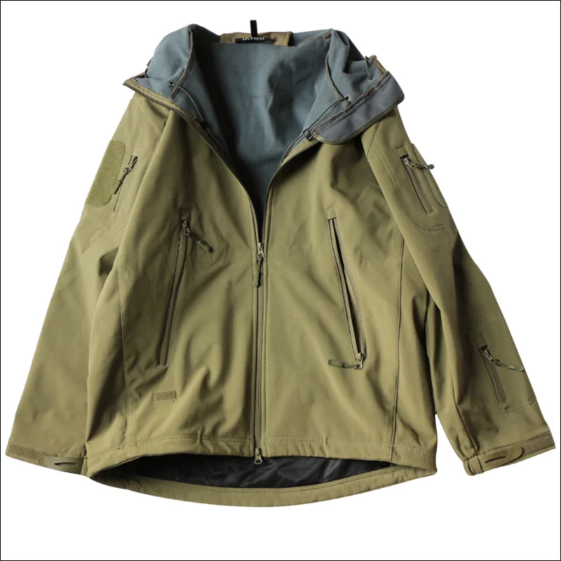 

Military Tactical Jacket Airsoft Hiking Camping Hunting Jackets Soft Shell Men Wate Outdoor Military Windbreakererproof Fleec